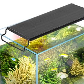 VEVOR Aquarium Light with LCD Monitor, 14W Full Spectrum Fish Tank Light with 24/7 Natural Mode
